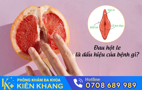 đau hột le