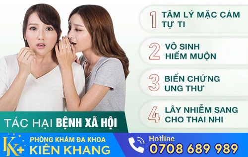 Bệnh xã hội gây nhiều biến chứng nguy hiểm