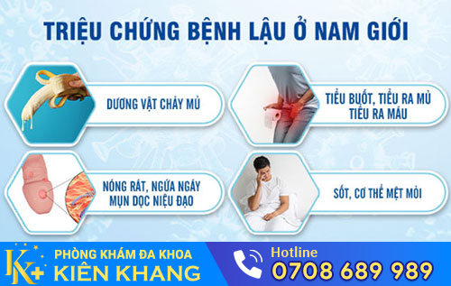 Triệu chứng bệnh lậu ở nam giới