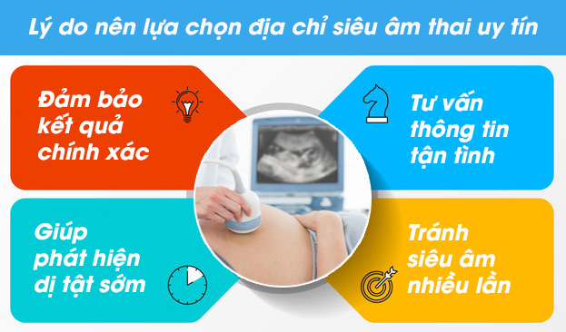 Lý do nên chon địa chỉ siêu âm thai uy tín